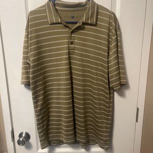 Nike Golf Brown Stripe Mens Large K215